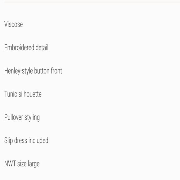 Anthropologie Bl^nk Coterie Embroidered Blue Polka Dot Tunic Dress Size L - Picture 9 of 10